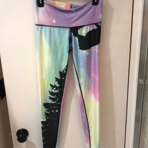 Teeki Northern Lights recycled yoga legging